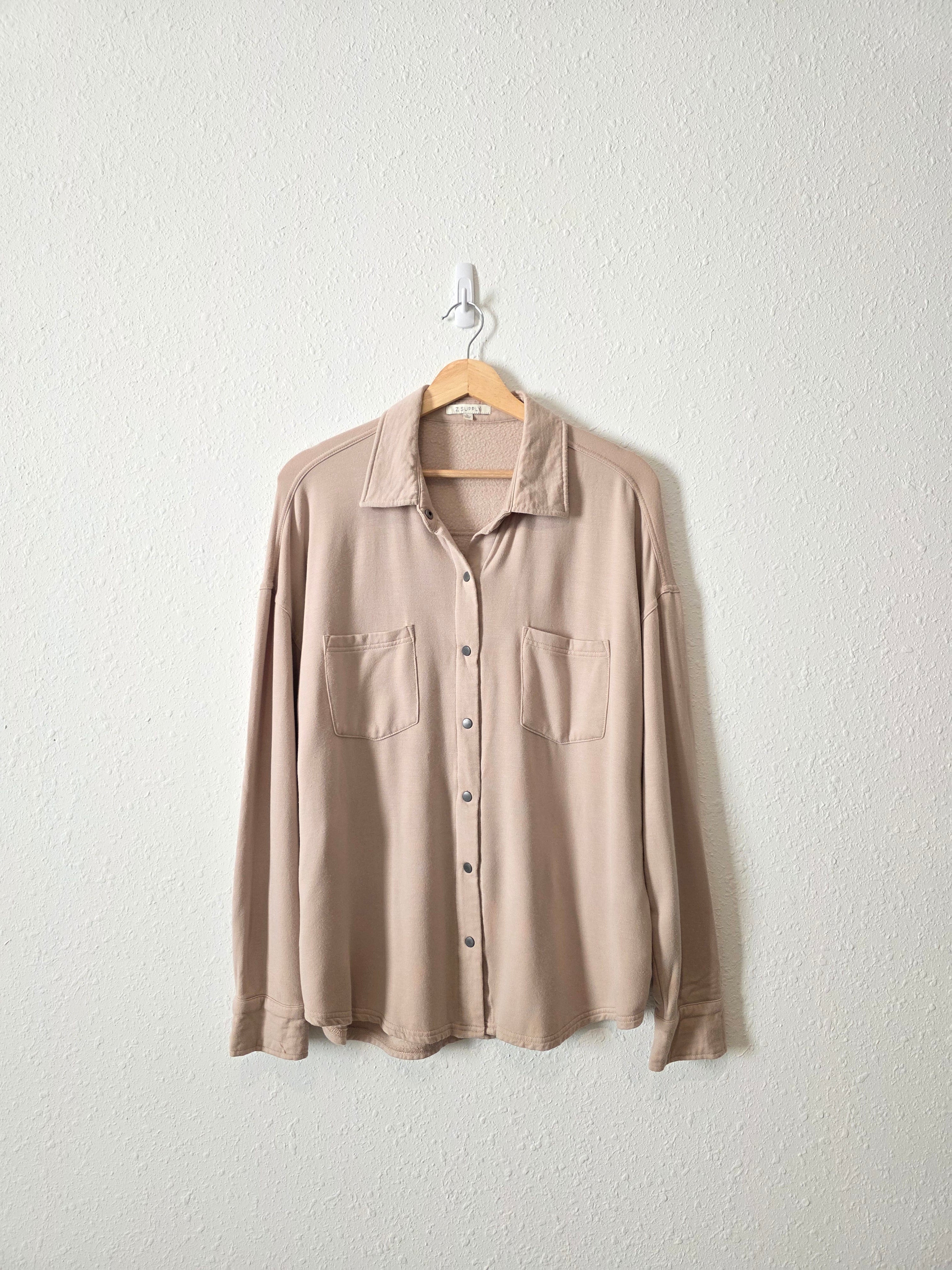 Z Supply Button Up Shirt Jacket (L)