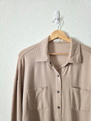 Z Supply Button Up Shirt Jacket (L)