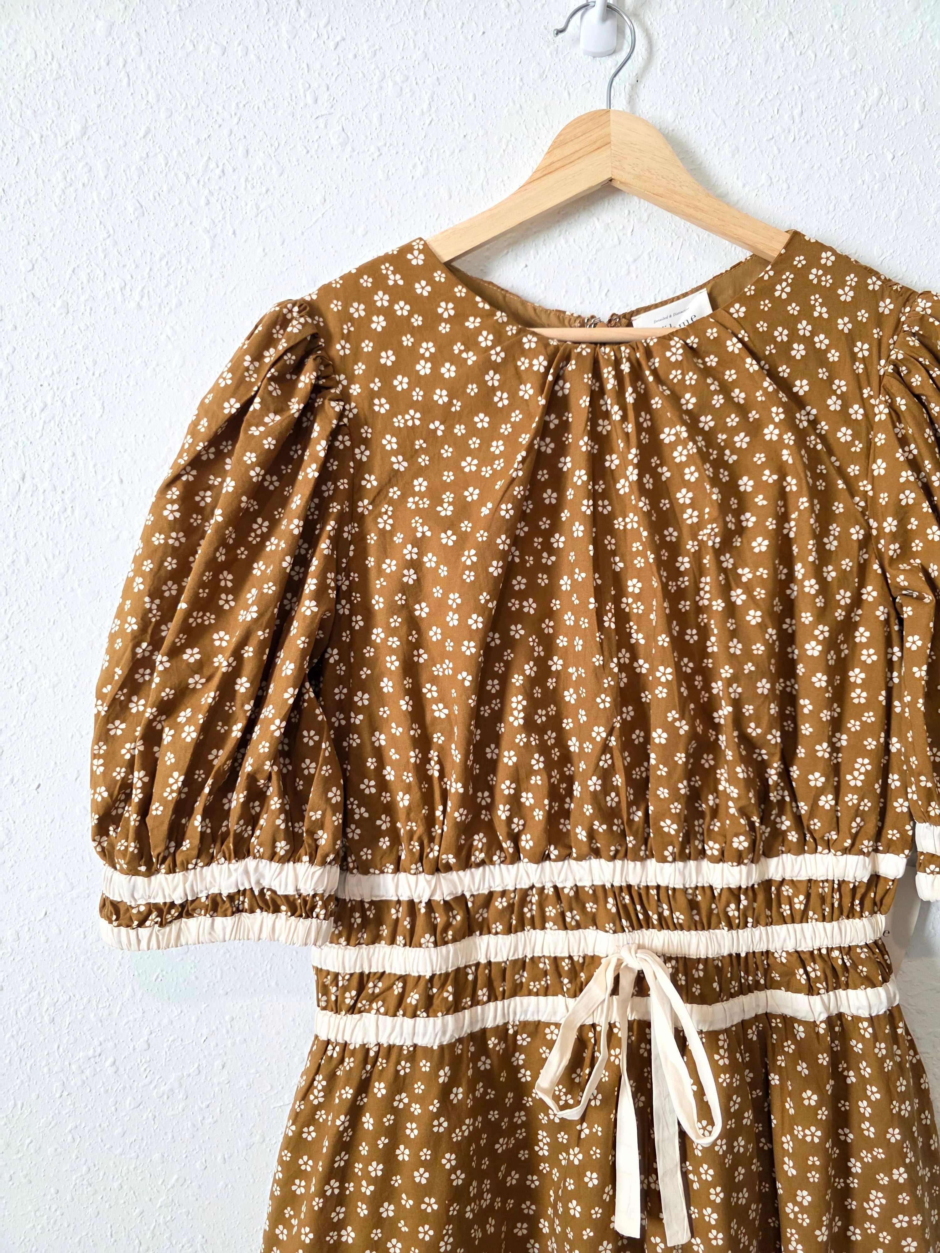 NEW Bohme Floral Midi Dress (L)