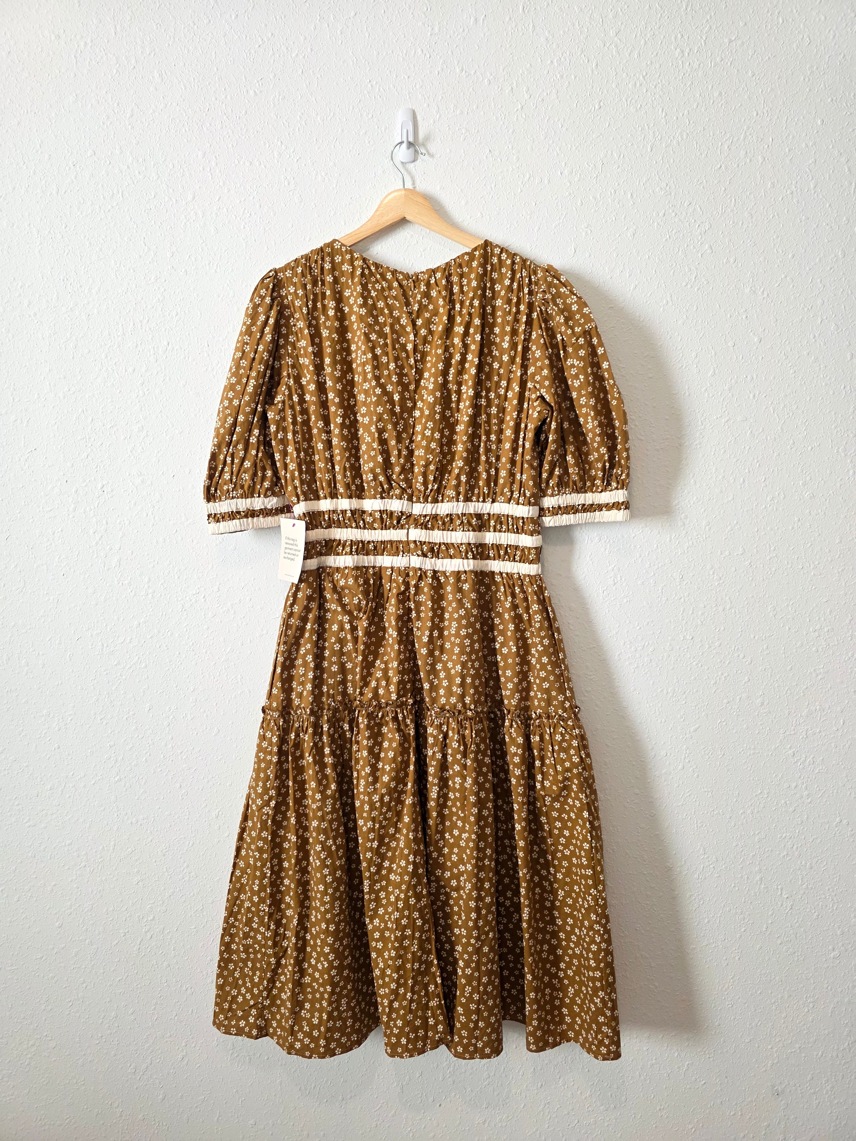 NEW Bohme Floral Midi Dress (L)