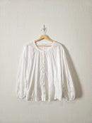Puff Sleeve Cottagecore Blouse (XL)