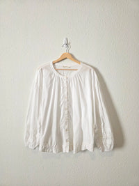 Puff Sleeve Cottagecore Blouse (XL)