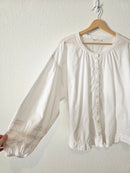 Puff Sleeve Cottagecore Blouse (XL)