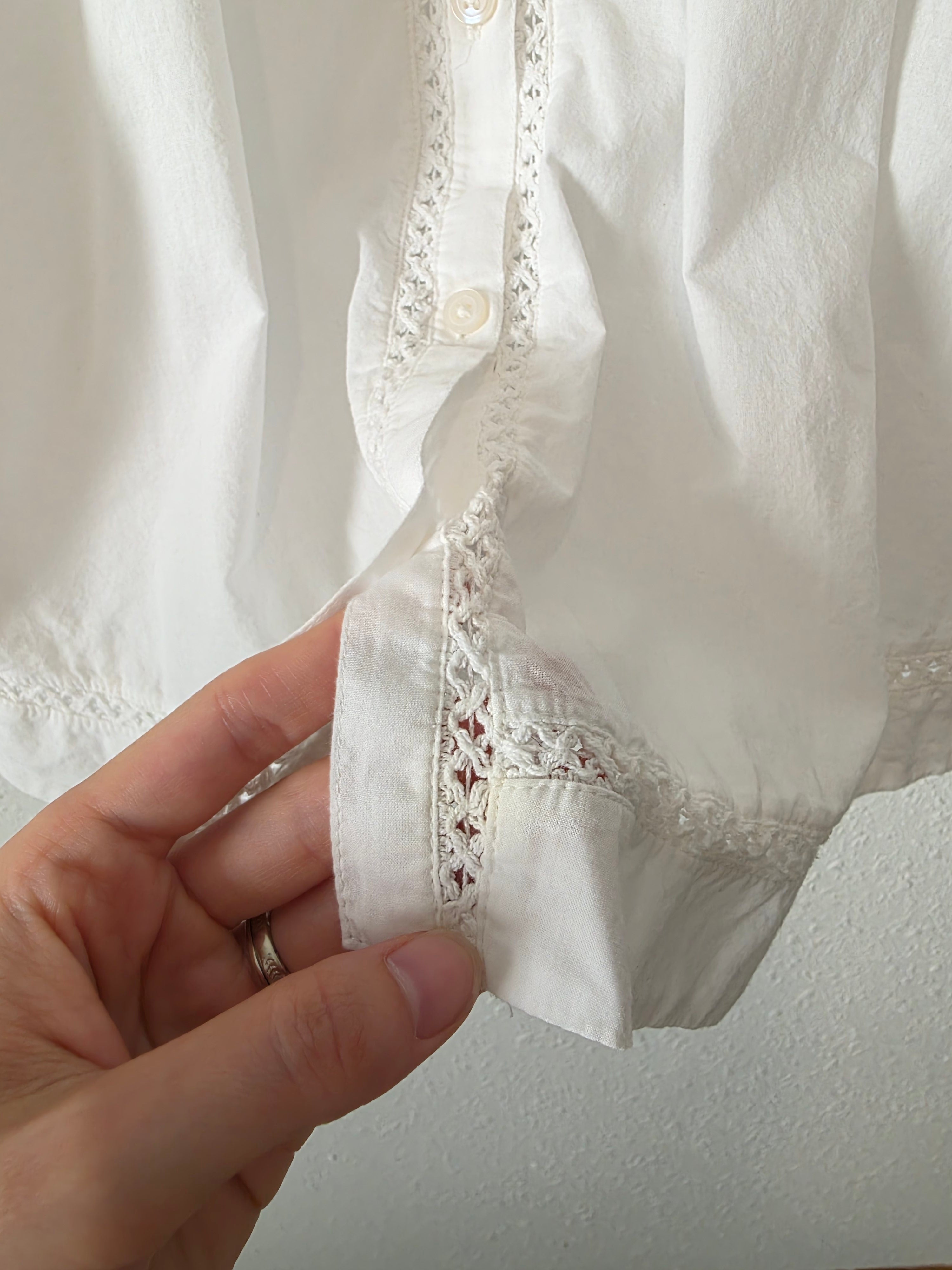 Puff Sleeve Cottagecore Blouse (XL)