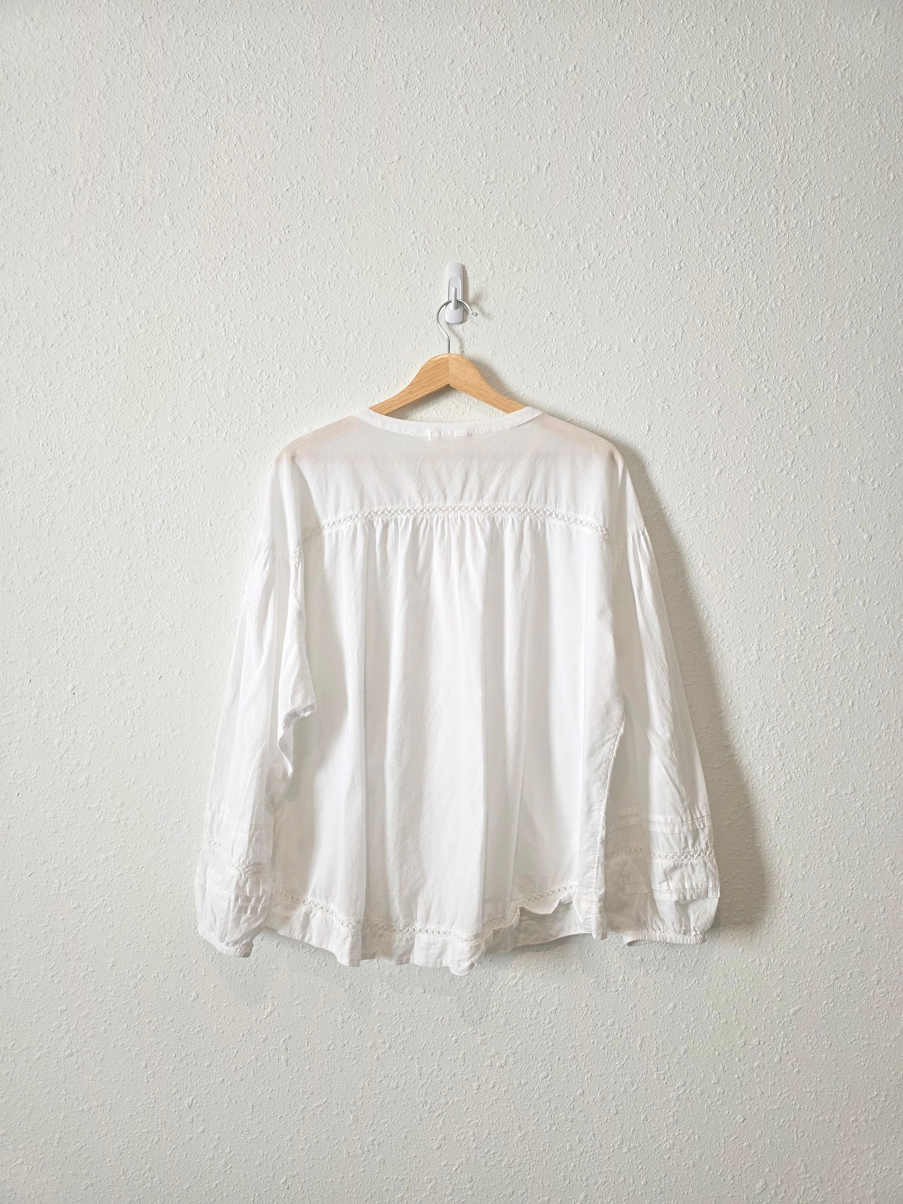 Puff Sleeve Cottagecore Blouse (XL)
