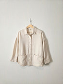 Grade & Gather Oat Button Up Jacket (S/M)
