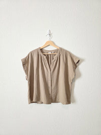 Gap Gauze Relaxed Top (M)