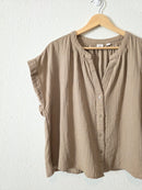 Gap Gauze Relaxed Top (M)