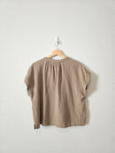 Gap Gauze Relaxed Top (M)