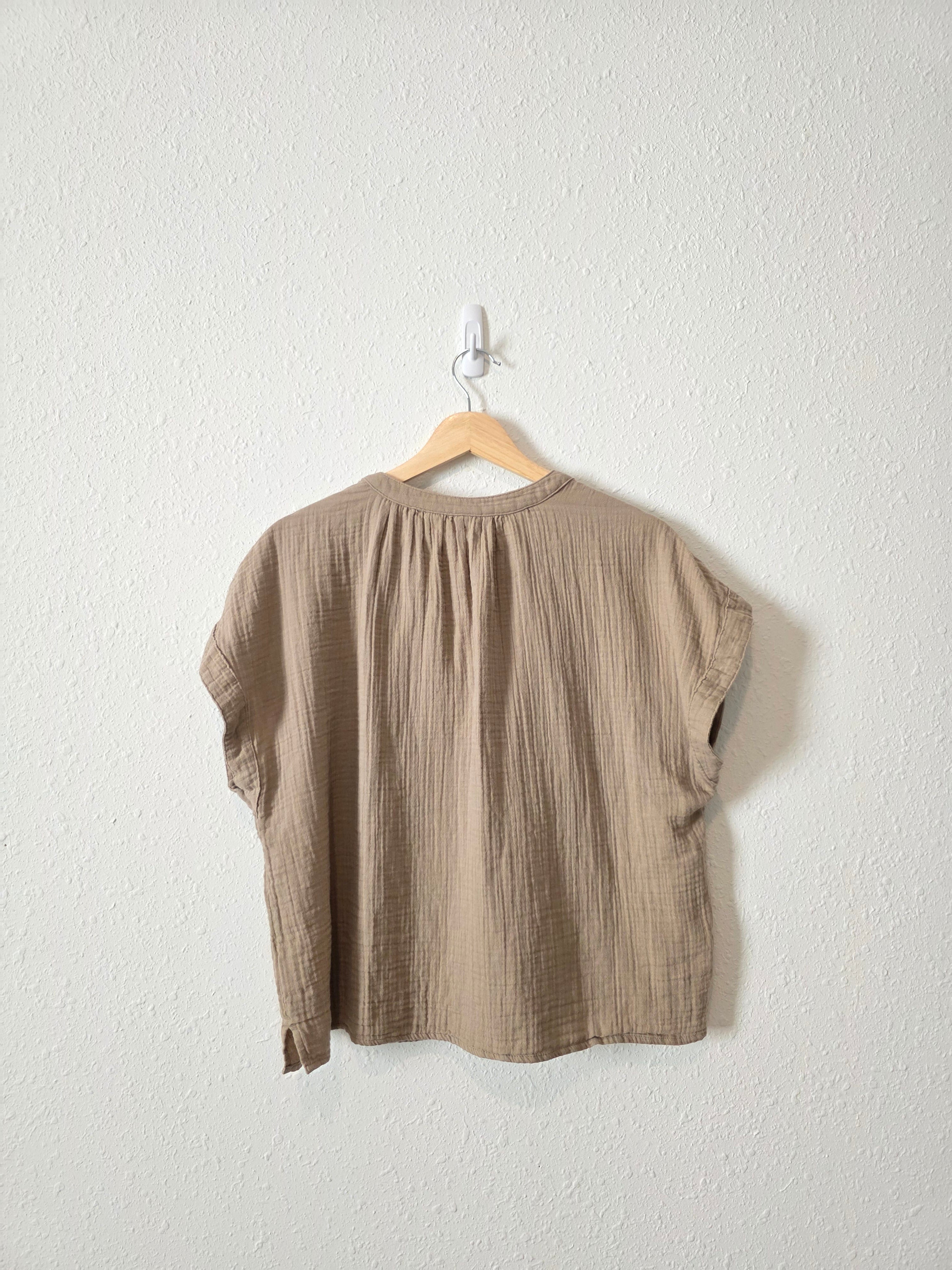 Gap Gauze Relaxed Top (M)