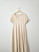 Free People Cream Maxi Dress (S)