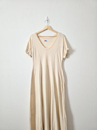 Free People Cream Maxi Dress (S)