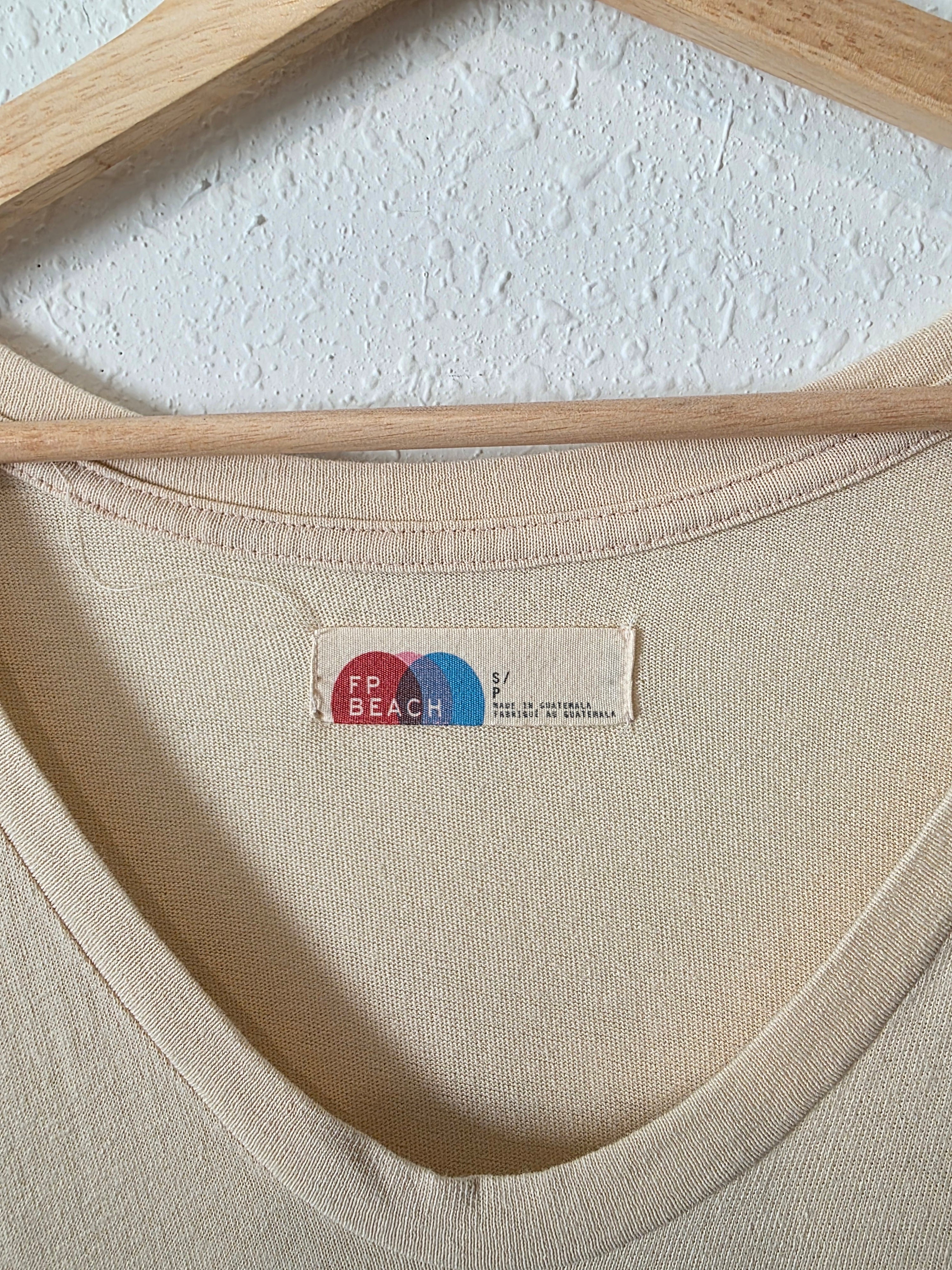 Free People Cream Maxi Dress (S)