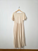 Free People Cream Maxi Dress (S)