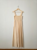 Roxy Smocked Wide Leg Jumpsuit (M)