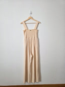 Roxy Smocked Wide Leg Jumpsuit (M)