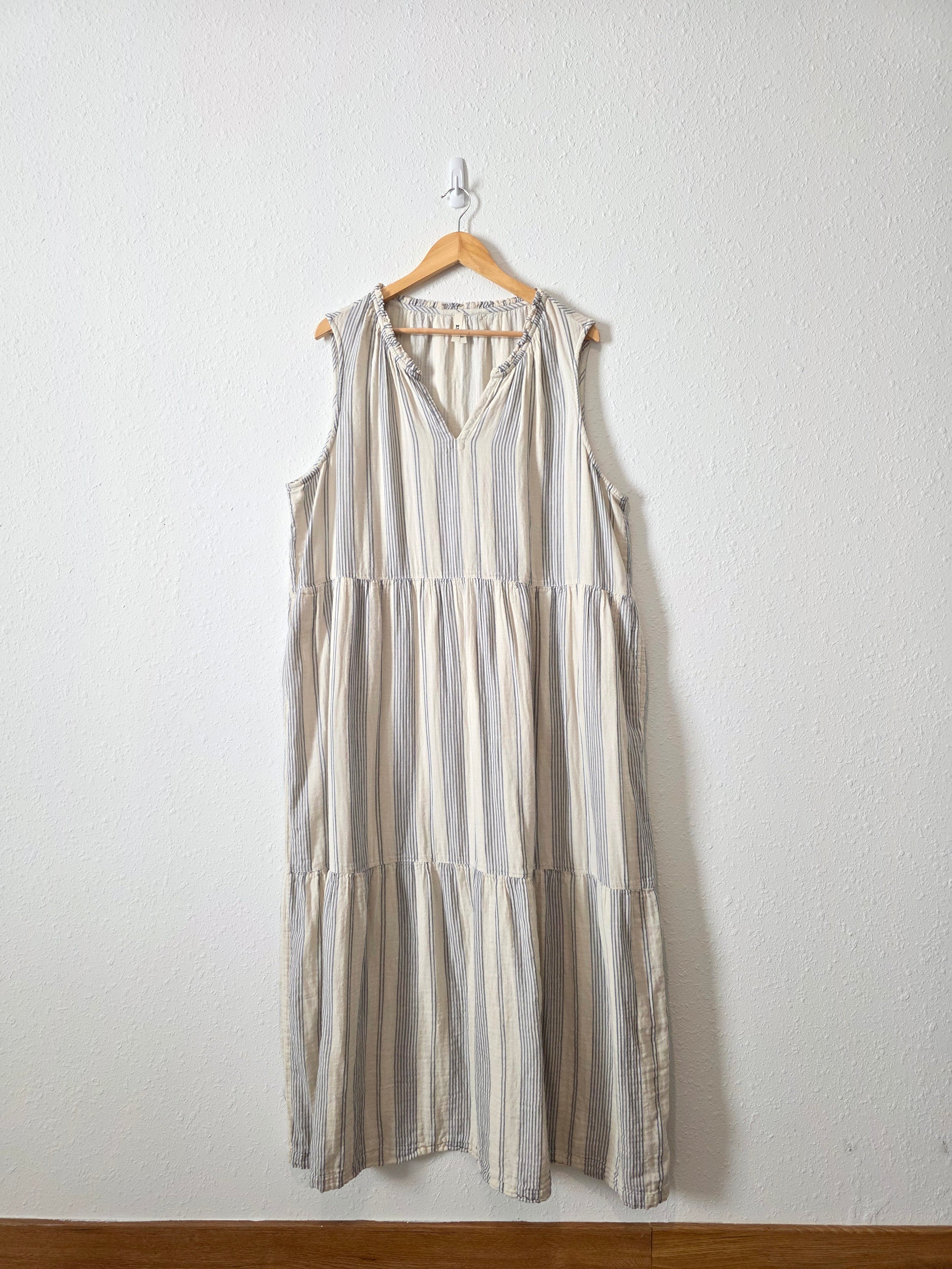 Pact Cotton Gauze Maxi Dress (XXXL)