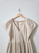 Neutral Striped Mini Dress (S)