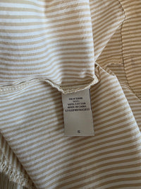 Neutral Striped Mini Dress (S)