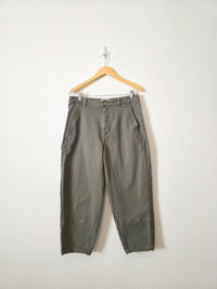 Quince Green Barrel Pants (14)