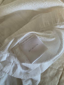 White Cotton Eyelet Blouse (1X)