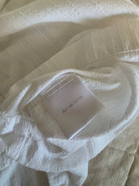 White Cotton Eyelet Blouse (1X)