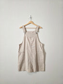 Vintage Linen Cotton Overall Dress (S)