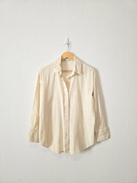 Abercrombie Linen Cotton Button Up (S)