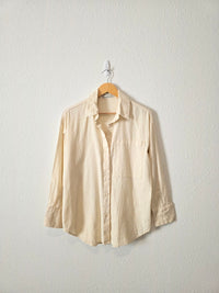 Abercrombie Linen Cotton Button Up (S)