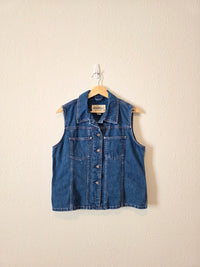 Vintage Eddie Bauer Denim Vest (L)