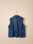 Vintage Eddie Bauer Denim Vest (L)