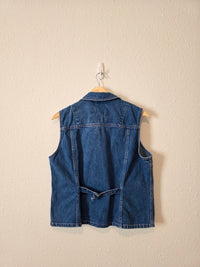 Vintage Eddie Bauer Denim Vest (L)