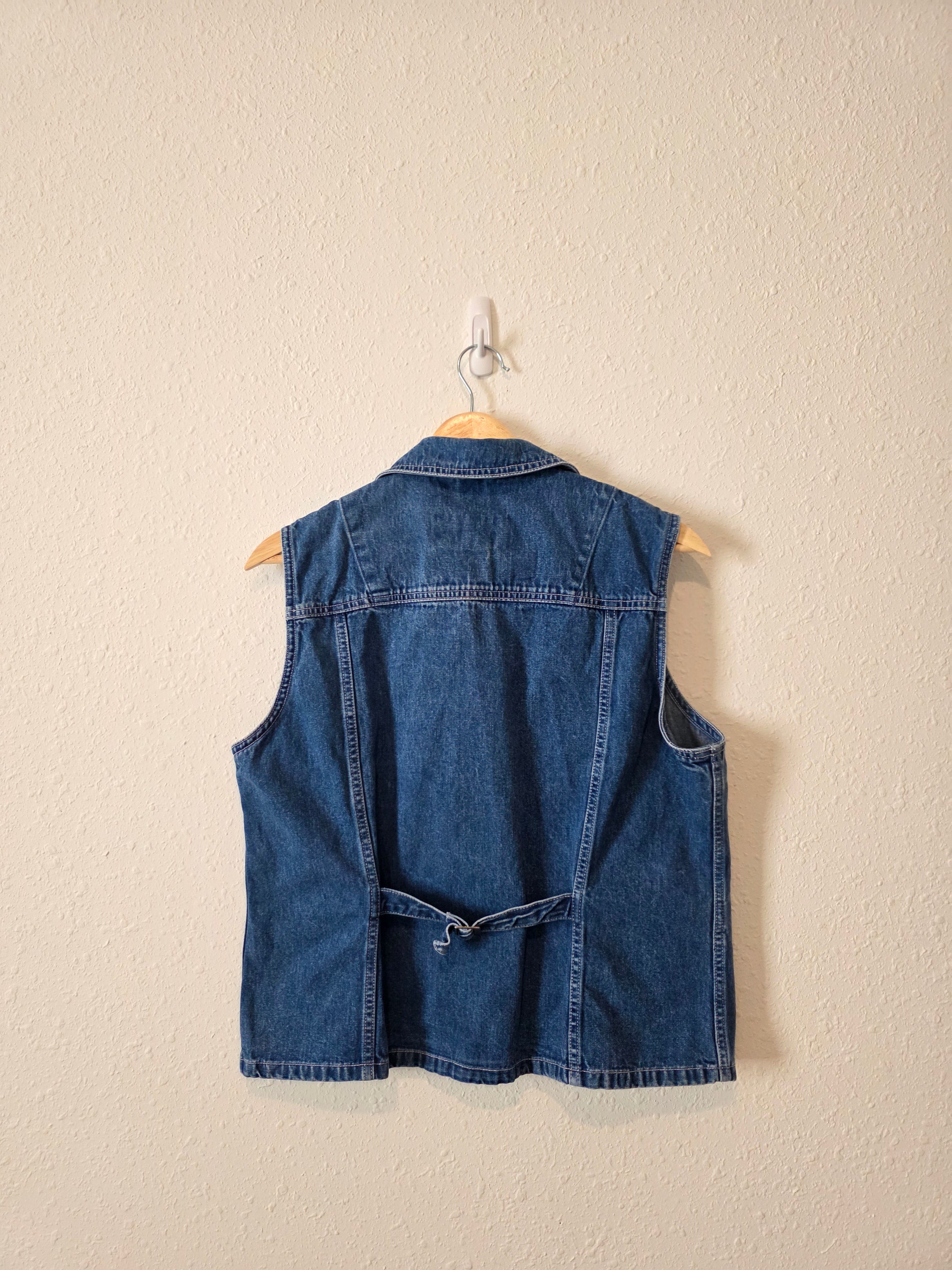 Vintage Eddie Bauer Denim Vest (L)