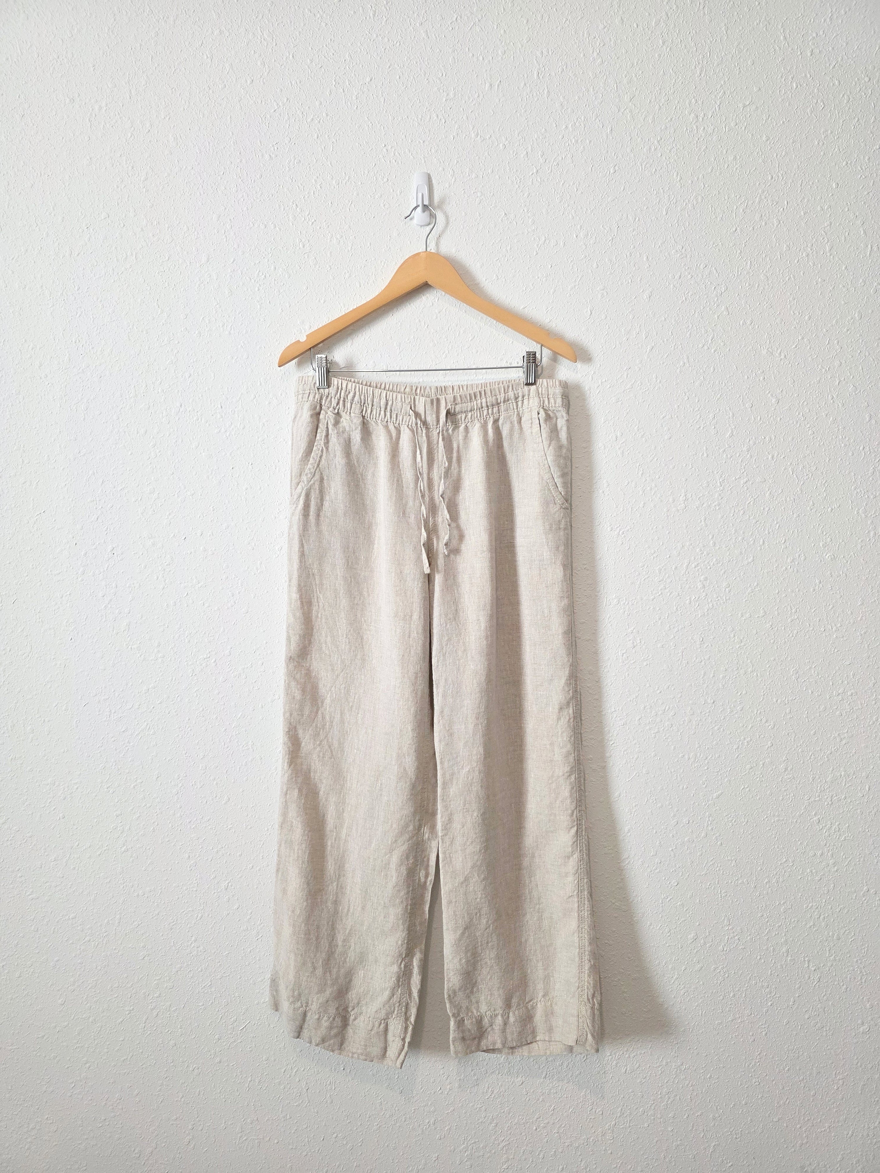 LL Bean Linen Wide Leg Pants (10)