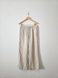 LL Bean Linen Wide Leg Pants (10)