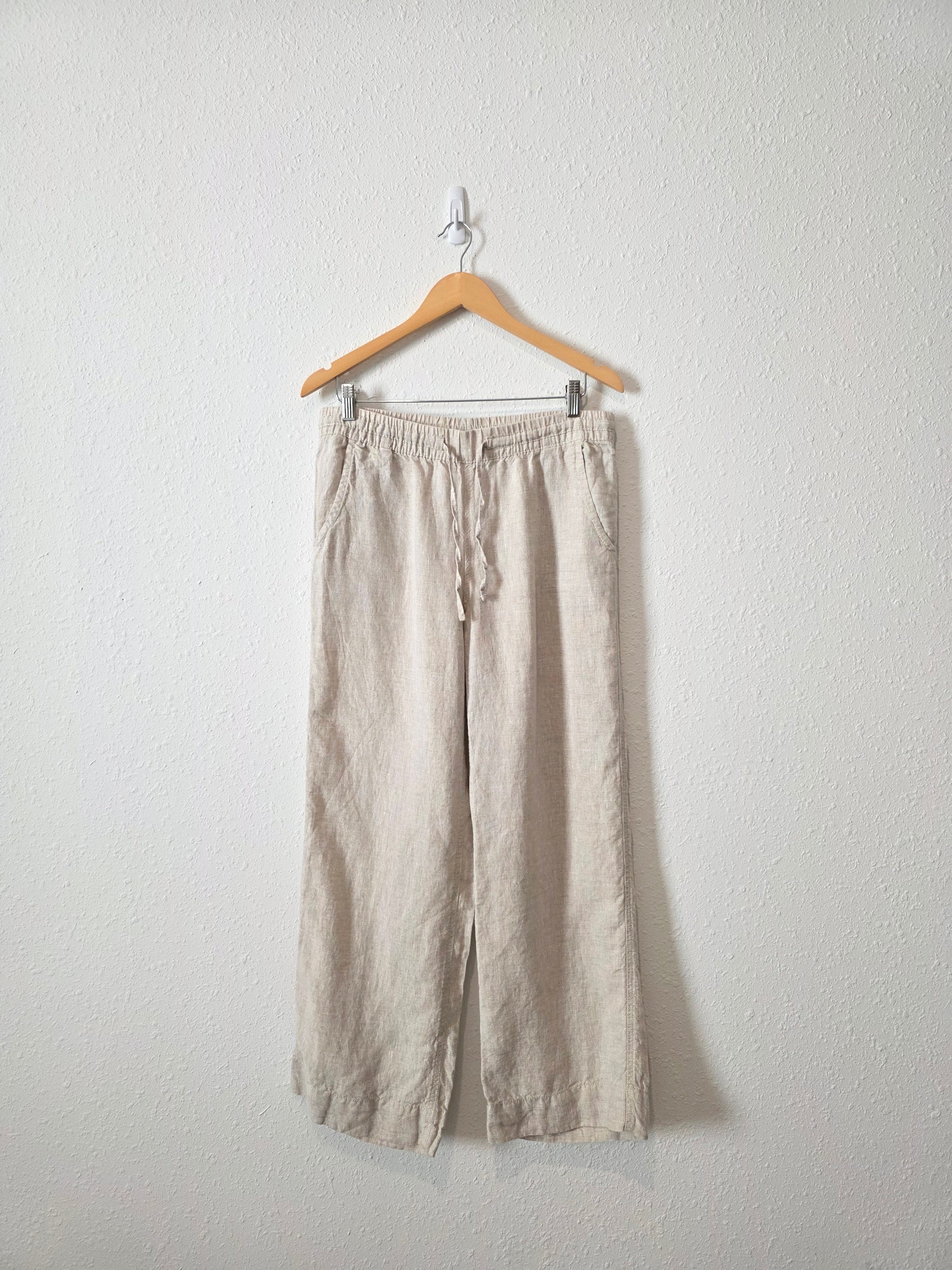 LL Bean Linen Wide Leg Pants (10)