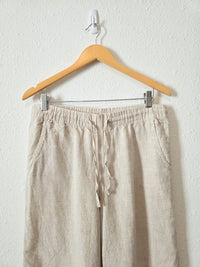 LL Bean Linen Wide Leg Pants (10)