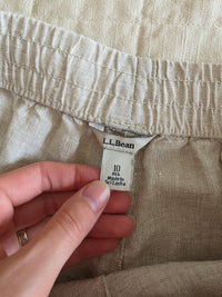 LL Bean Linen Wide Leg Pants (10)
