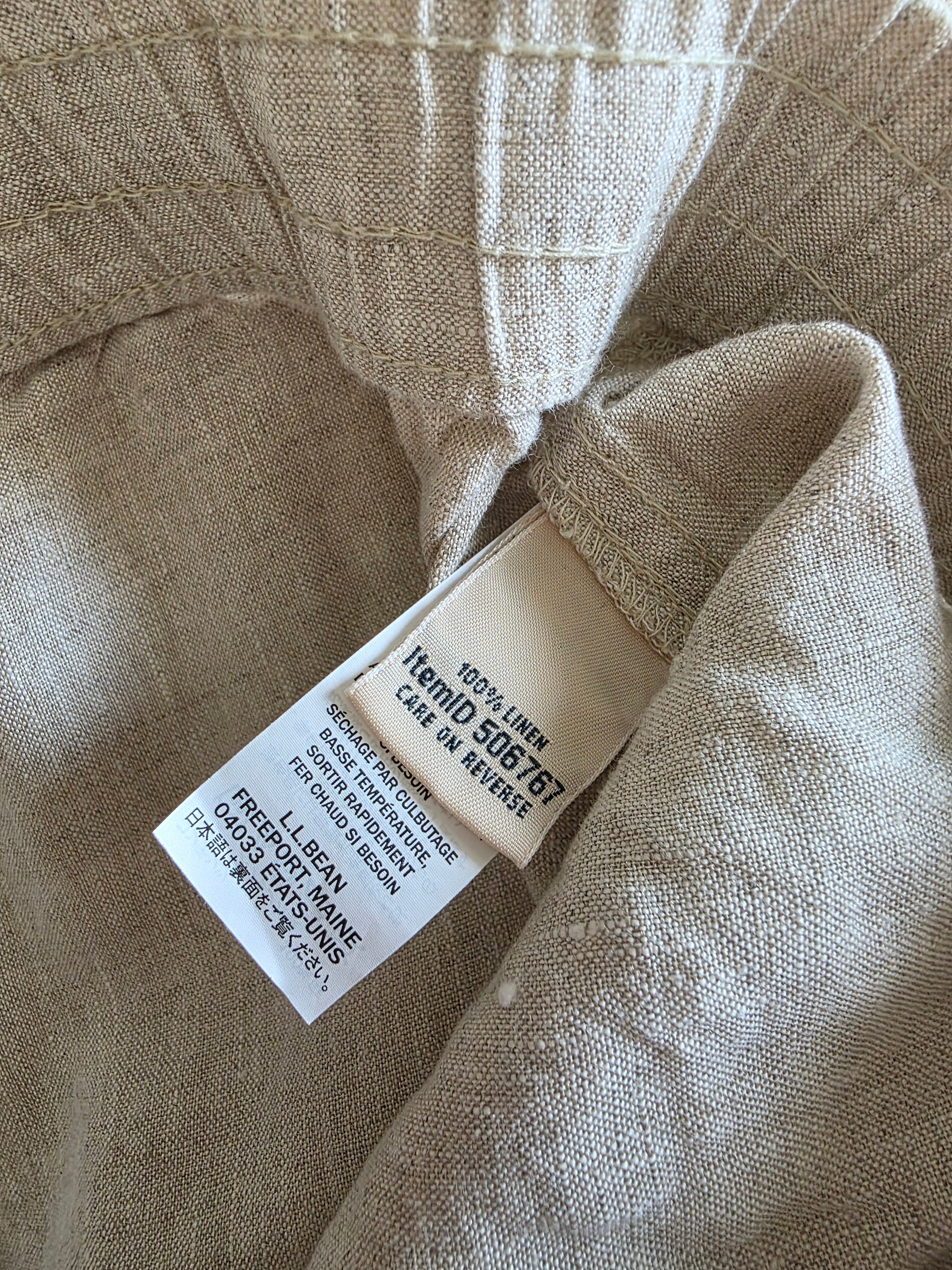 LL Bean Linen Wide Leg Pants (10)