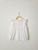 Rails Smocked Ruffle Sleeve Top (S)