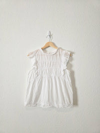 Rails Smocked Ruffle Sleeve Top (S)