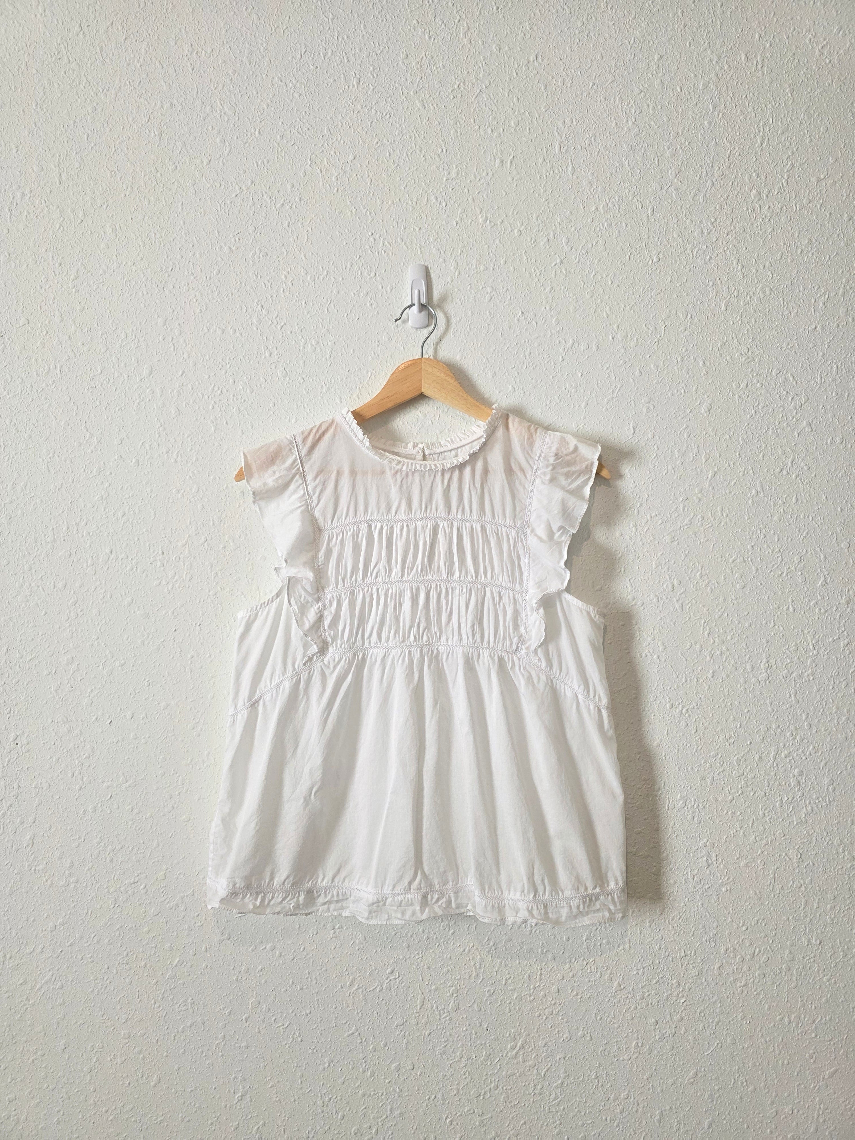 Rails Smocked Ruffle Sleeve Top (S)