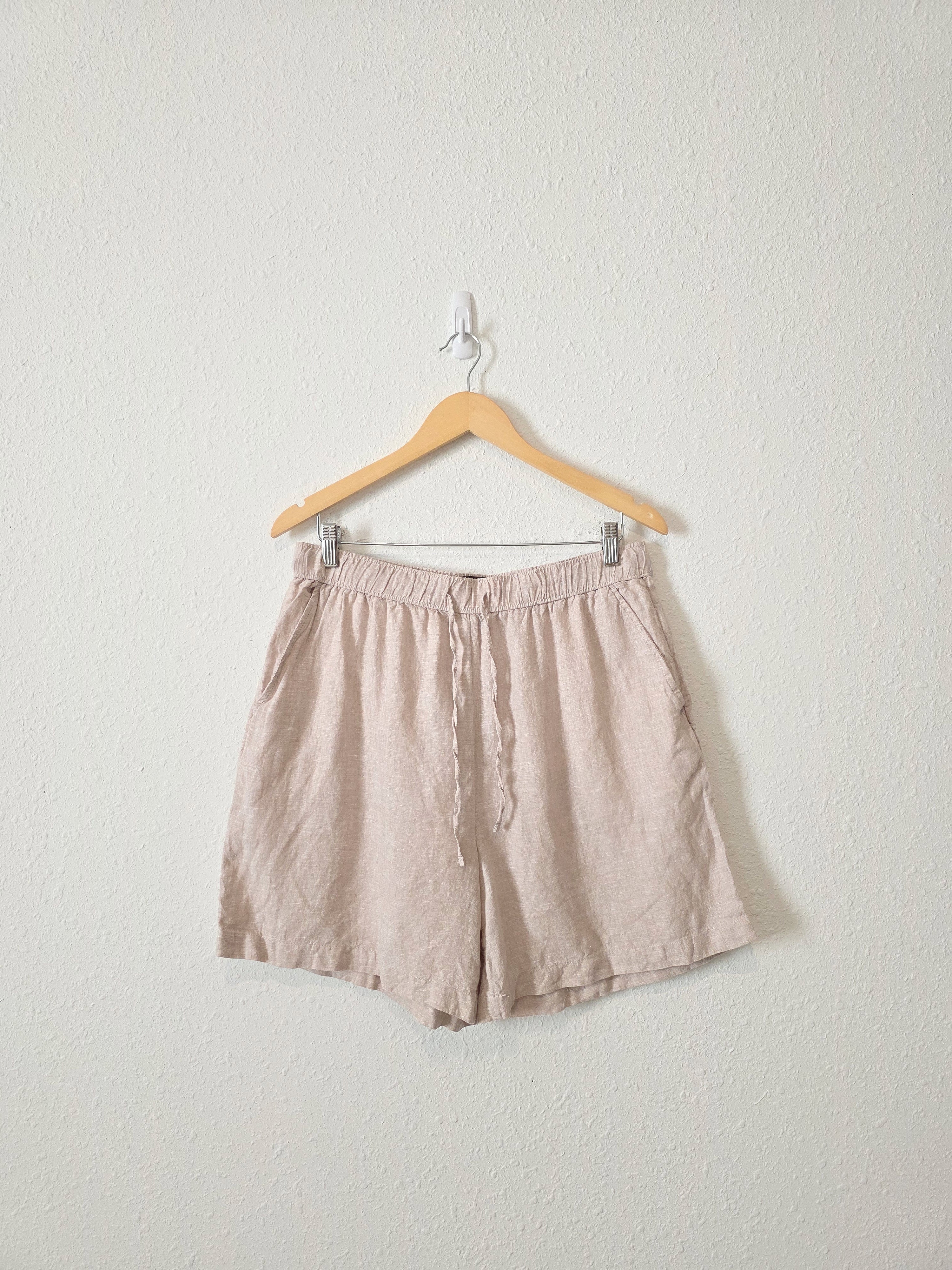Linen Relaxed Shorts (L)