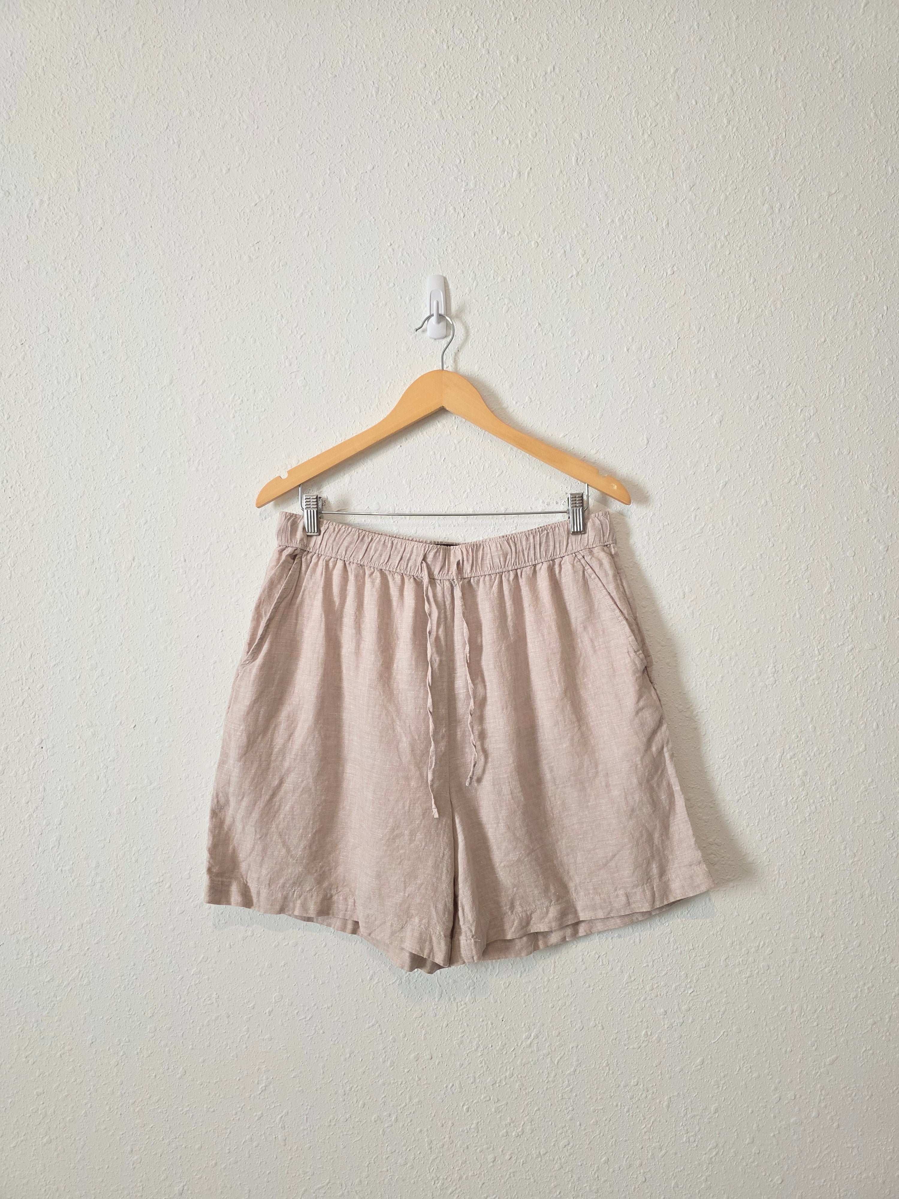 Linen Relaxed Shorts (L)