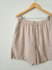 Linen Relaxed Shorts (L)
