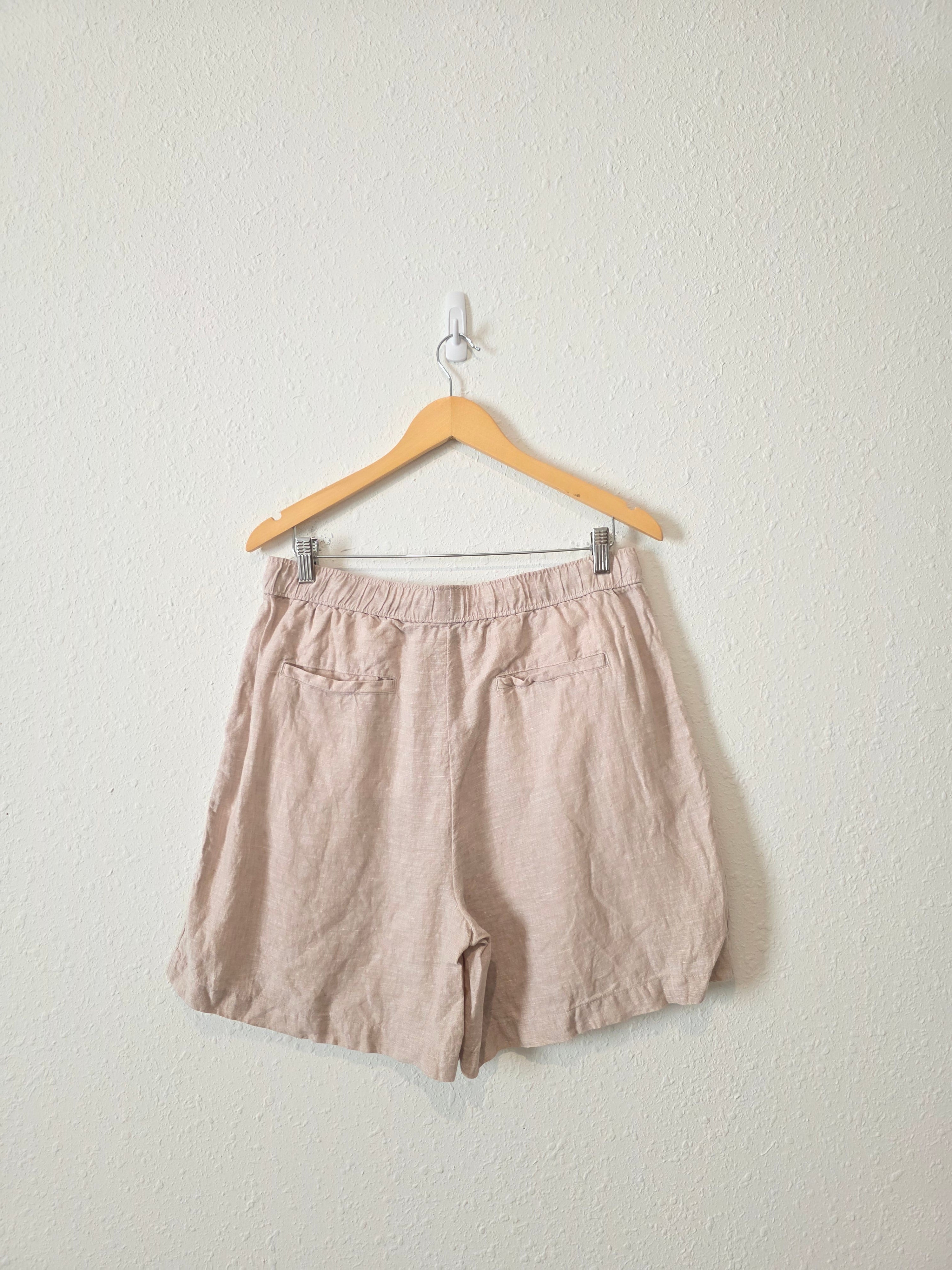 Linen Relaxed Shorts (L)
