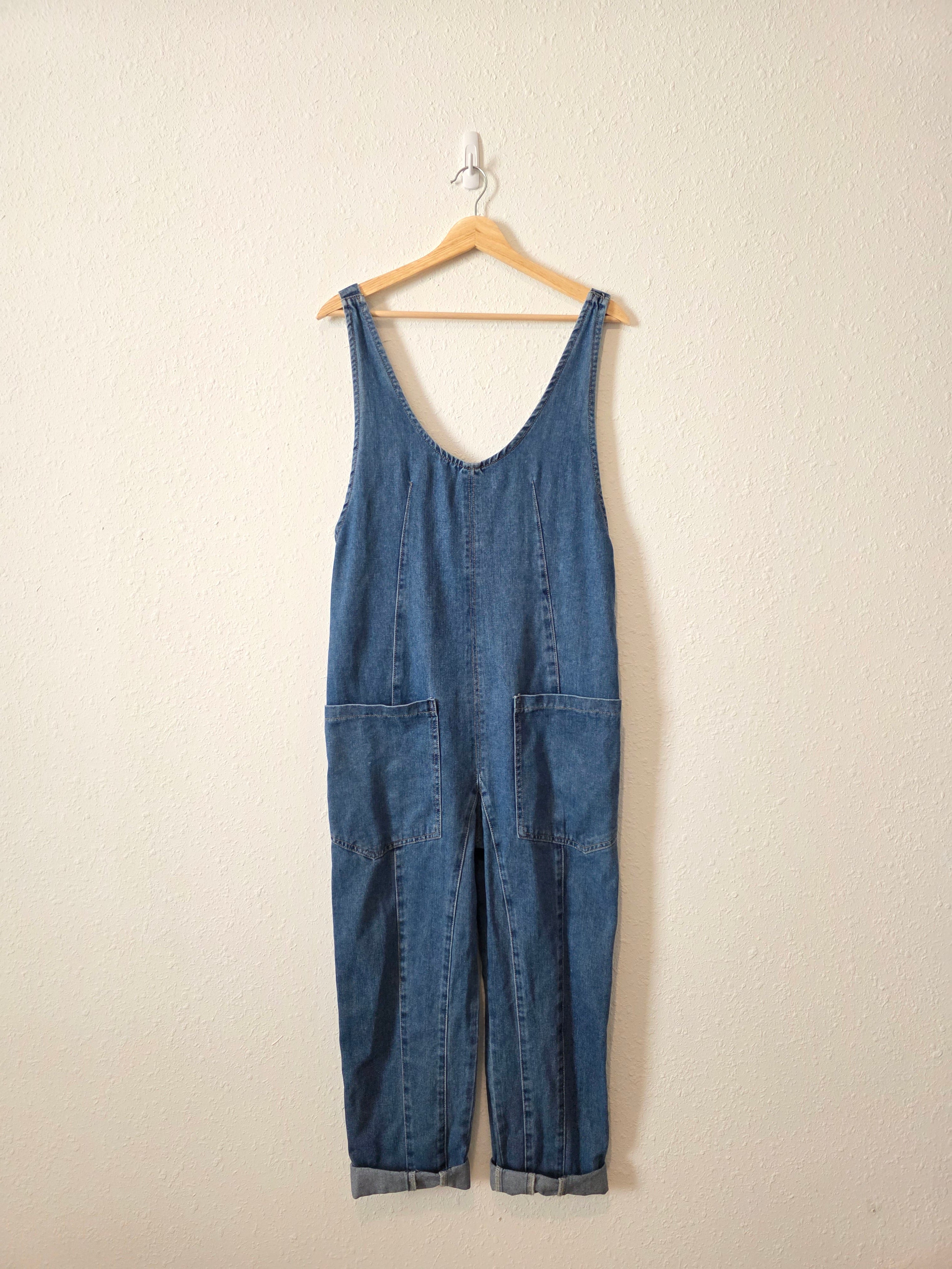 Denim Straight Overalls (S)