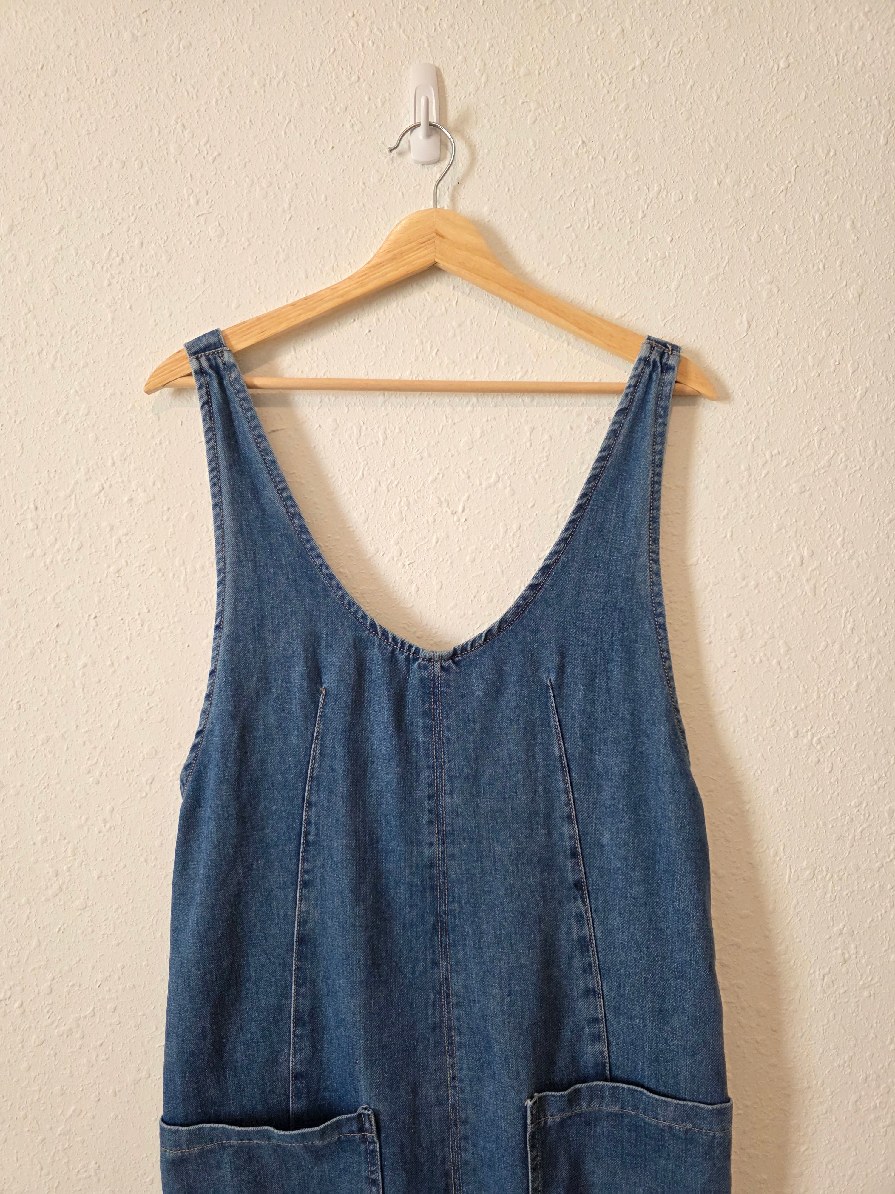 Denim Straight Overalls (S)