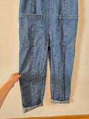 Denim Straight Overalls (S)