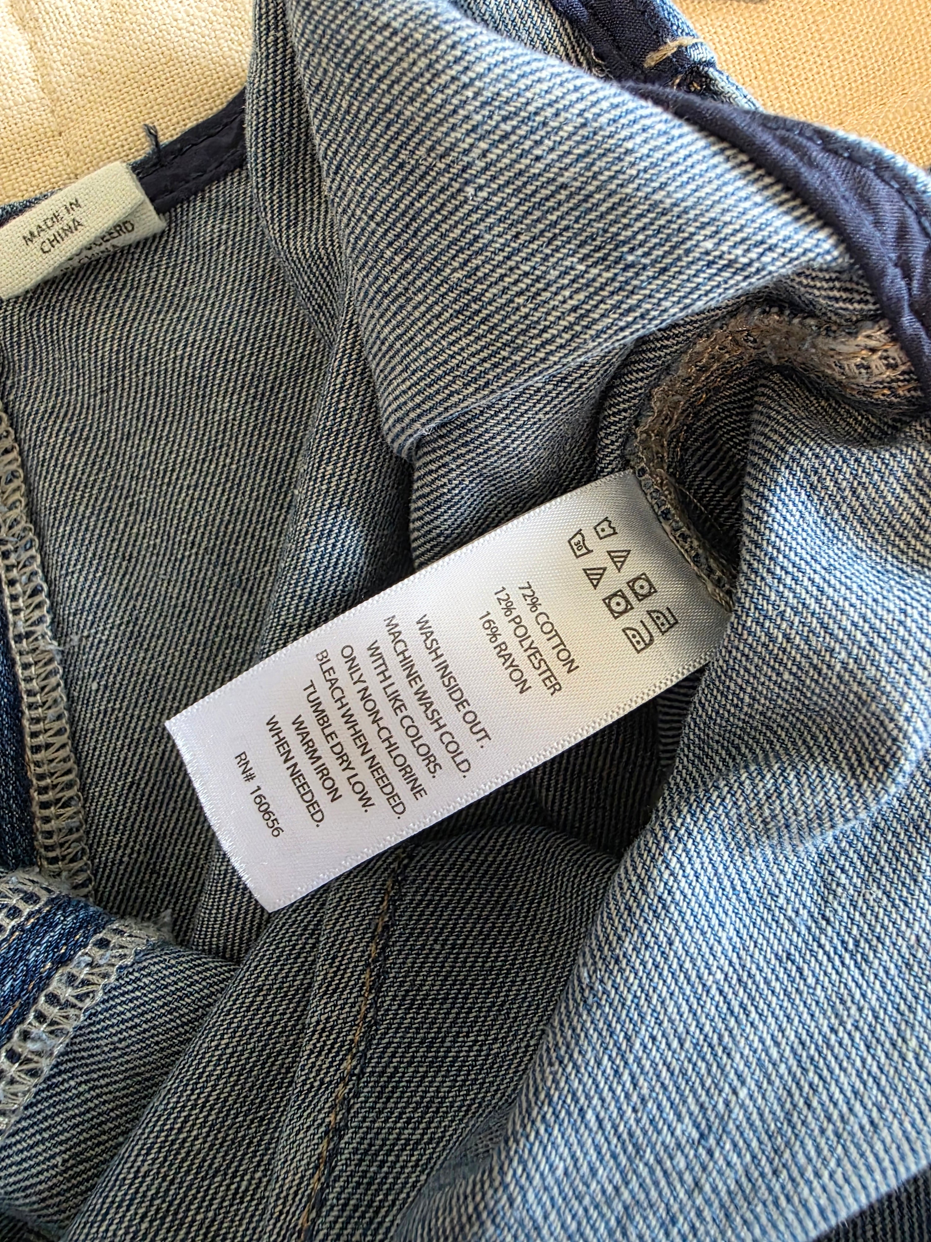 Denim Straight Overalls (S)